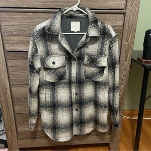 Women Plaid Shacket